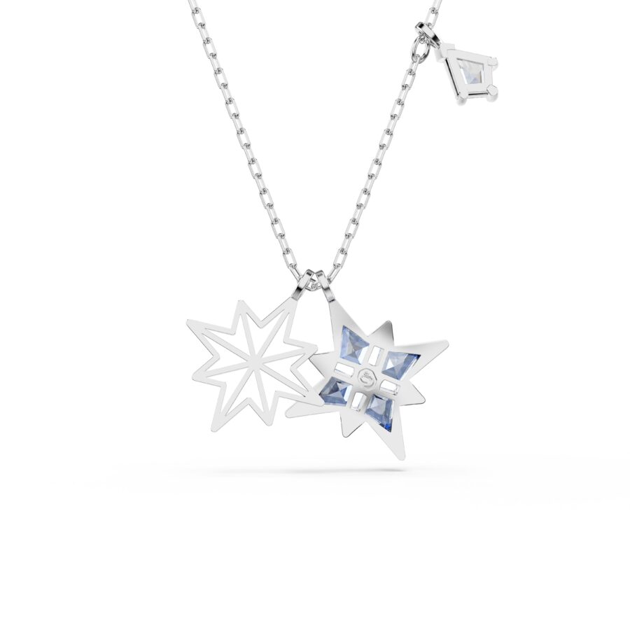 Swarovski lancic Symbolica, Bijeli ton, Plava, Zvijezda