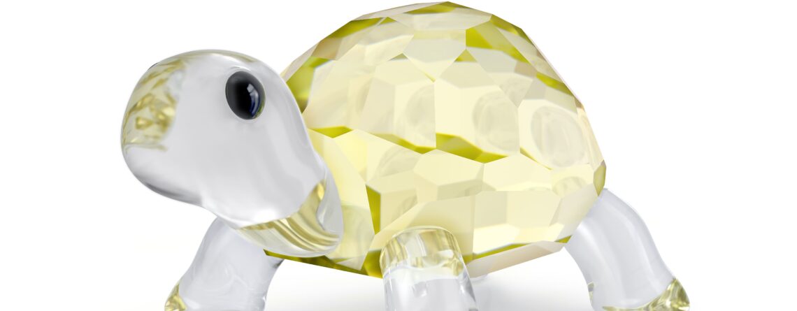 Swarovski kristalna figura Idyllia Beba Kornjača