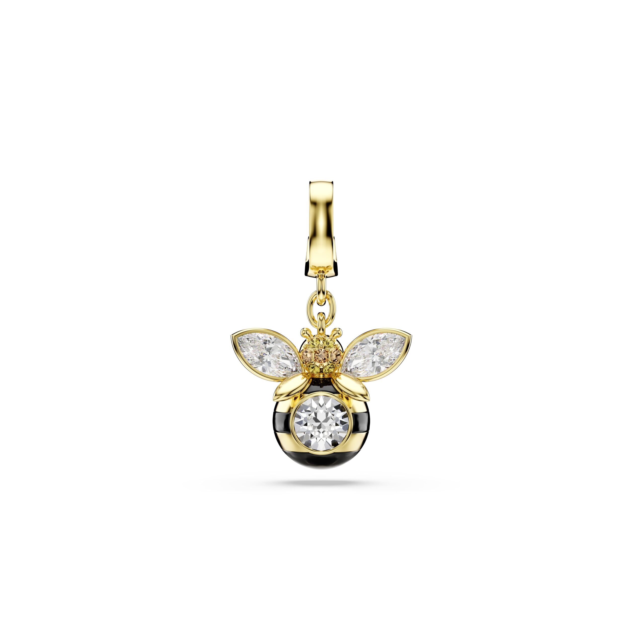 Swarovski charm Idyllia, Zlatni ton, Vi&scaron;ebojna, Pčela, Mix
