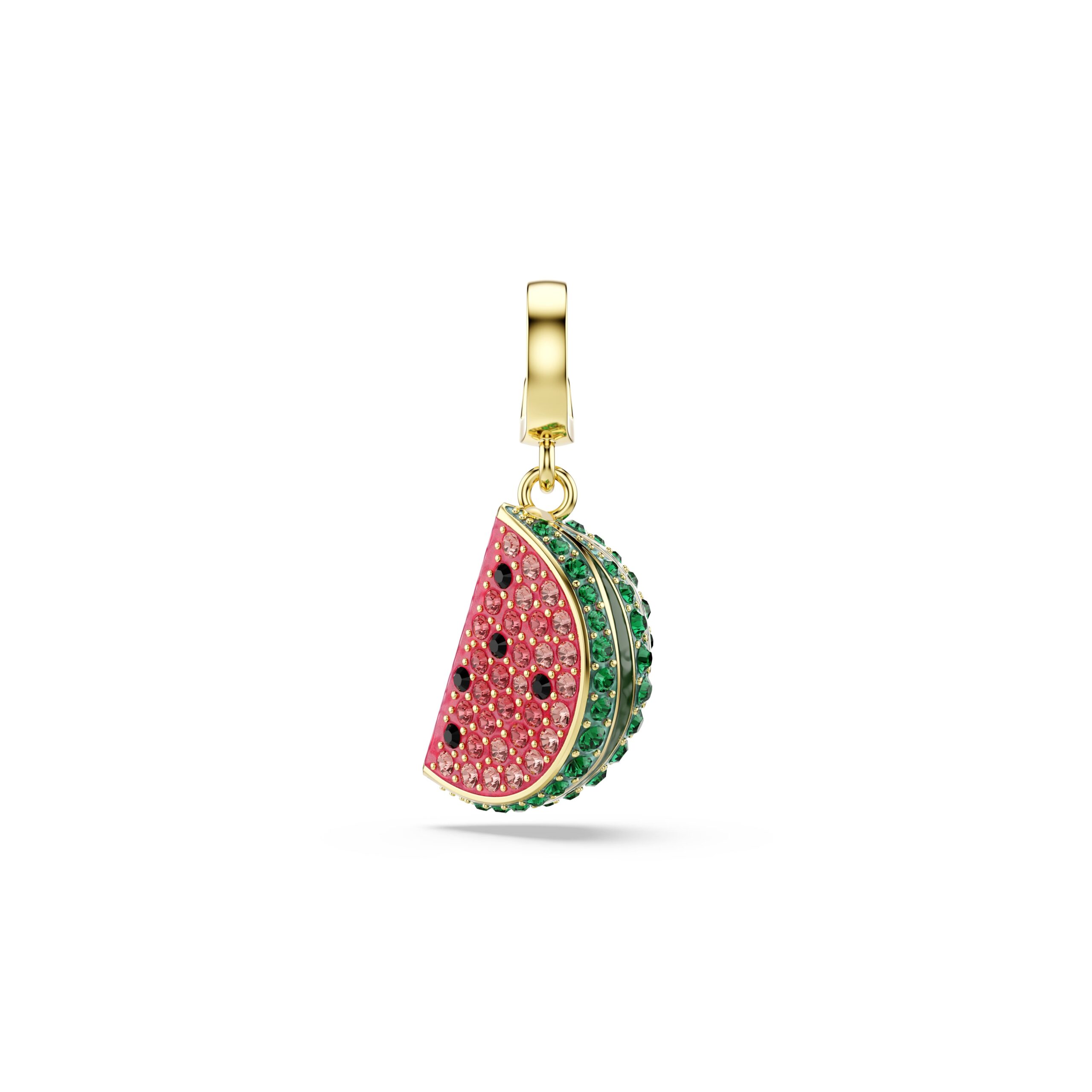Swarovski privjesak Idyllia, Zlatni ton, Višebojna, Lubenica