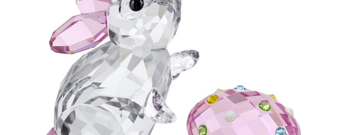 Swarovski kristalna figura Idyllia Zec i Uskršnje jaje