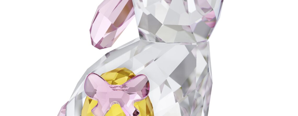 Swarovski kristalna figura Idyllia Zec i Uskršnje jaje