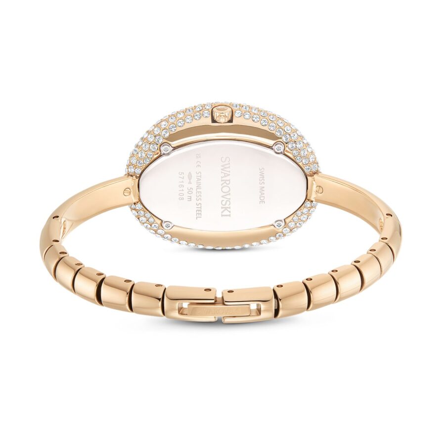 Swarovski sat Imber bangle, Champahne ton, Zlatni ton, Metalna narukvica, Swiss