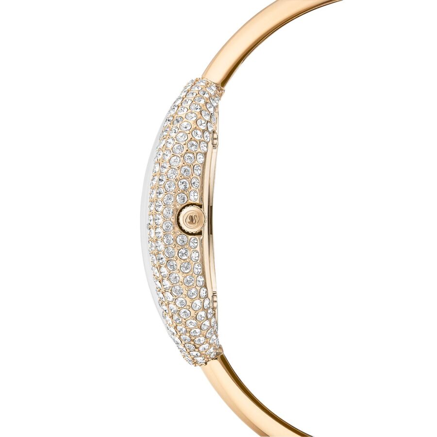 Swarovski sat Imber bangle, Champahne ton, Zlatni ton, Metalna narukvica, Swiss