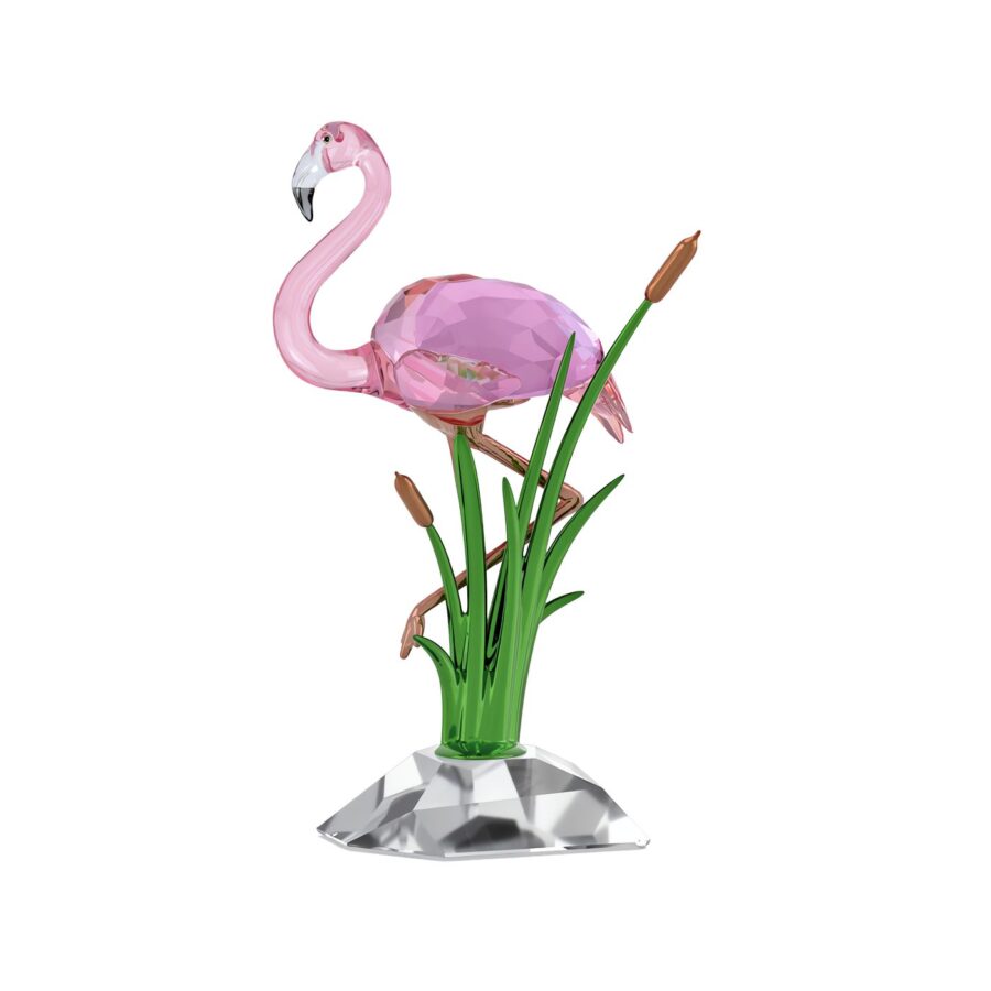 Swarovski kristalna figura Idyllia Flamingo