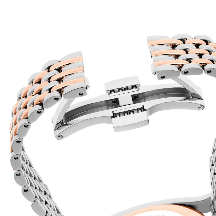 Swarovski sat Crystalline, Rose gold ton, Metalna narukvica, Swiss