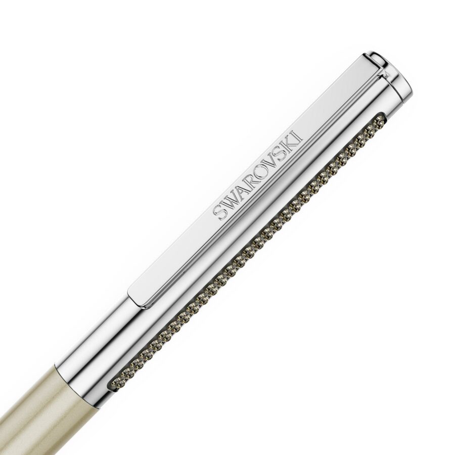 Swarovski kemijska olovka Matrix Tennis, Zlatni ton, Smeda
