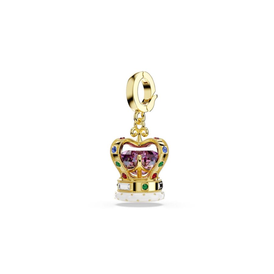 Swarovski privjesak Minions, Zlatni ton, Višebojna, Kruna