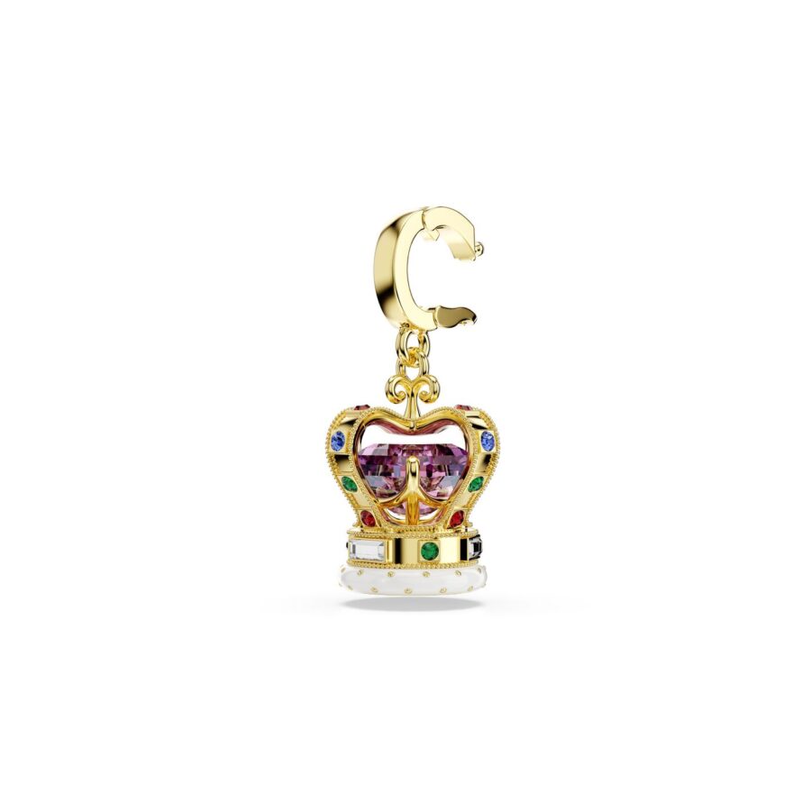 Swarovski privjesak Minions, Zlatni ton, Višebojna, Kruna