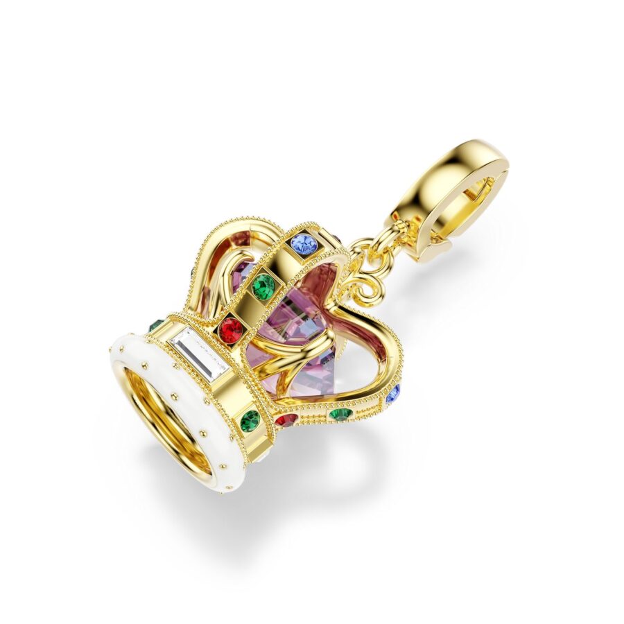 Swarovski privjesak Minions, Zlatni ton, Višebojna, Kruna