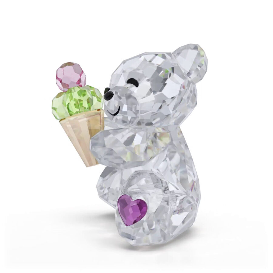 Swarovski ukras Kris Bear Mrežasta kuglica, Zlatna
