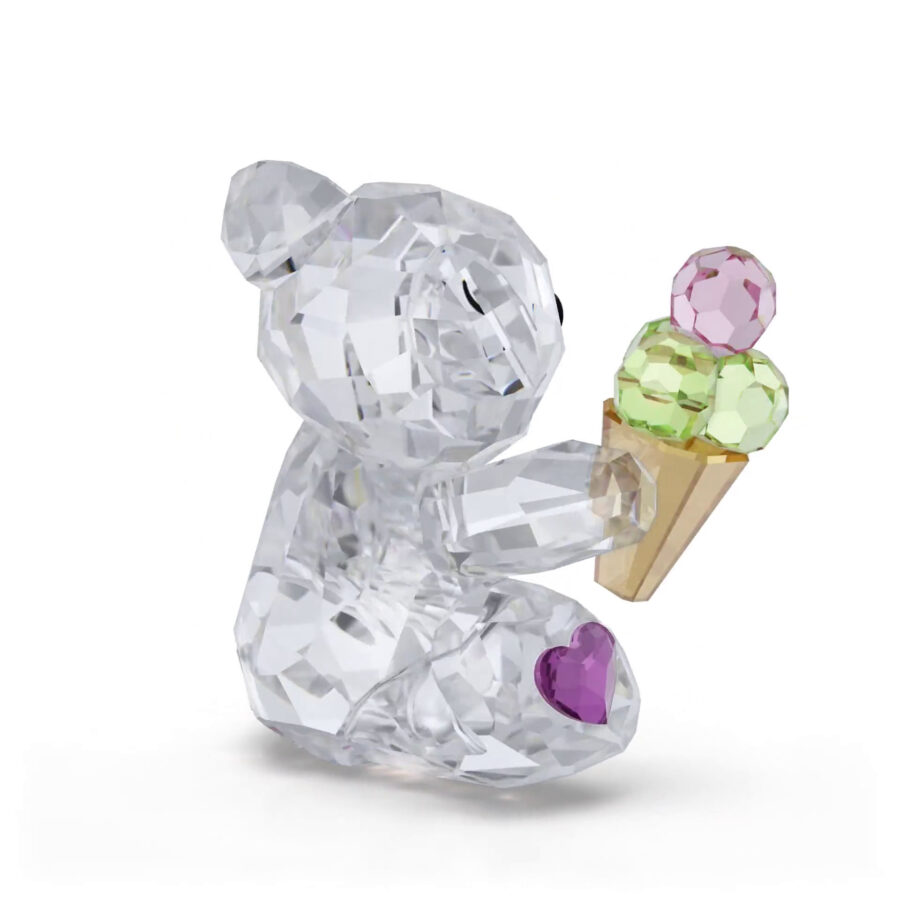 Swarovski ukras Kris Bear Mrežasta kuglica, Zlatna