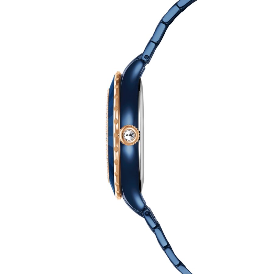 Swarovski sat Octea Moon, Swiss Made, Metalna narukvica, Plava