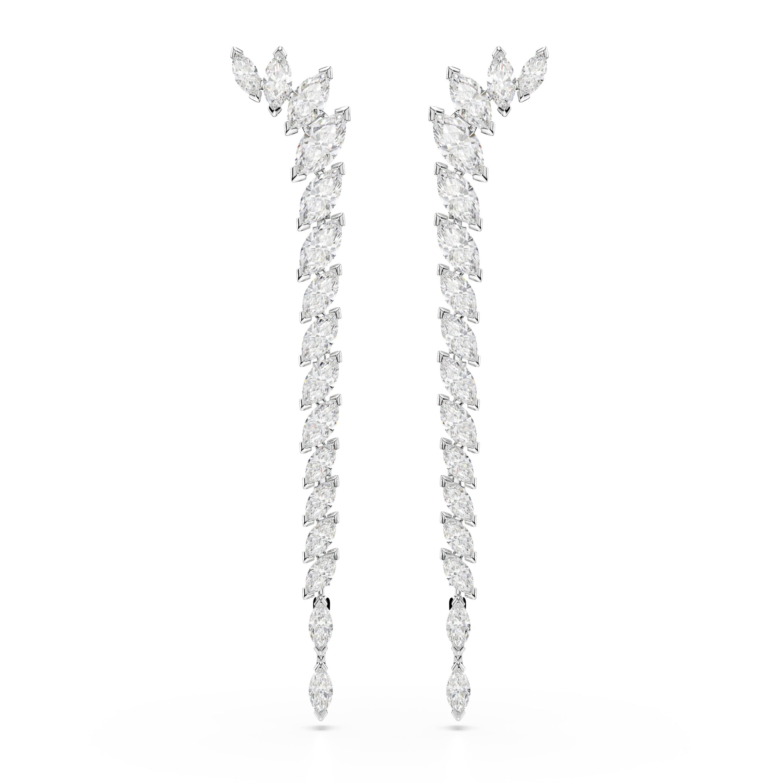 Swarovski nau&scaron;nice Mesmera, Duge Viseće, Marquise rez, Bijeli ton