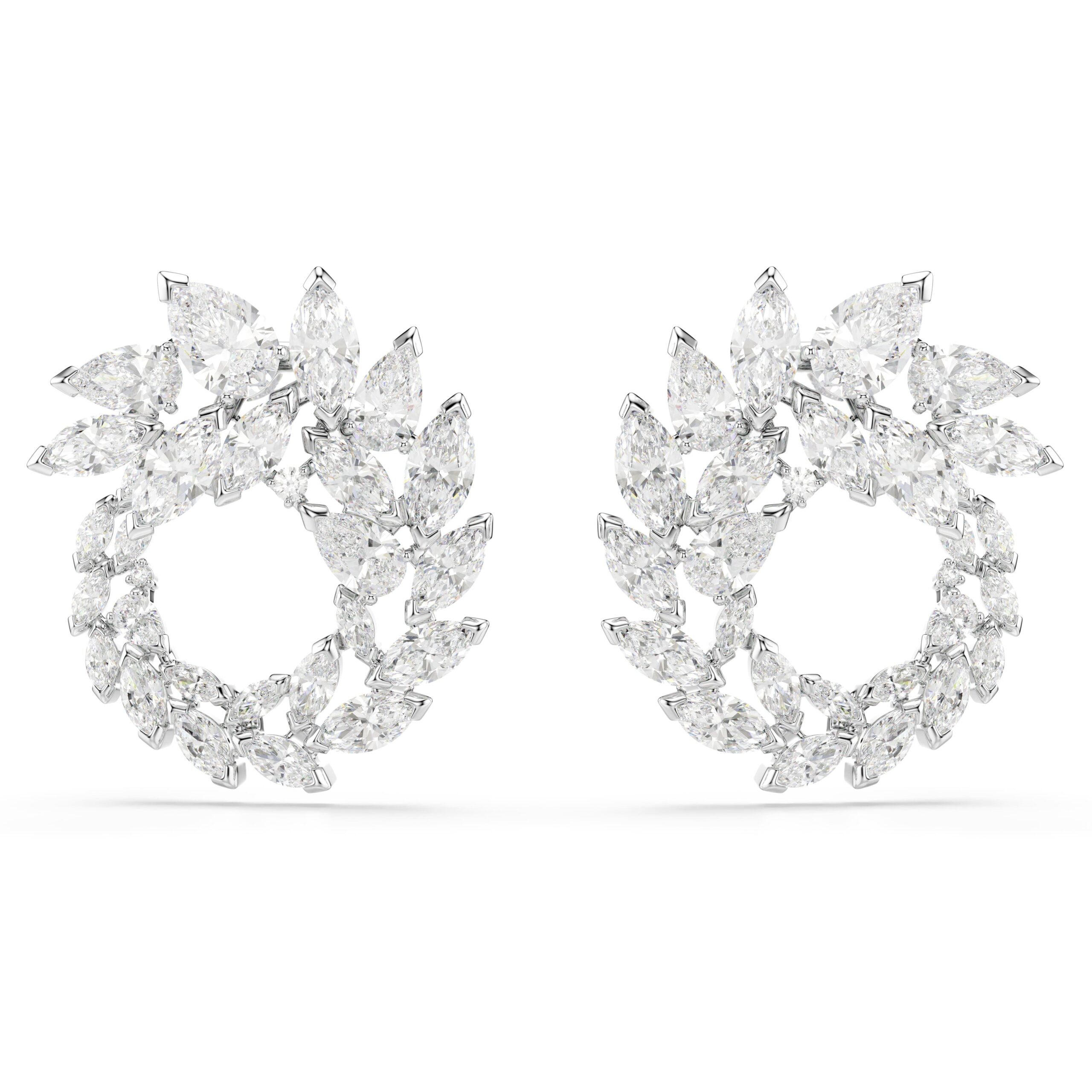 Swarovski nau&scaron;nice Mesmera hoop, Marquise rez, Bijela, Bijeli ton