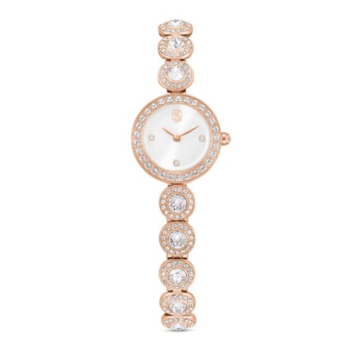 Swarovski sat Una Angelic, Kristalna narukvica, Rose gold ton