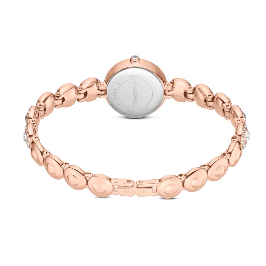 Swarovski sat Una Angelic, Kristalna narukvica, Rose gold ton