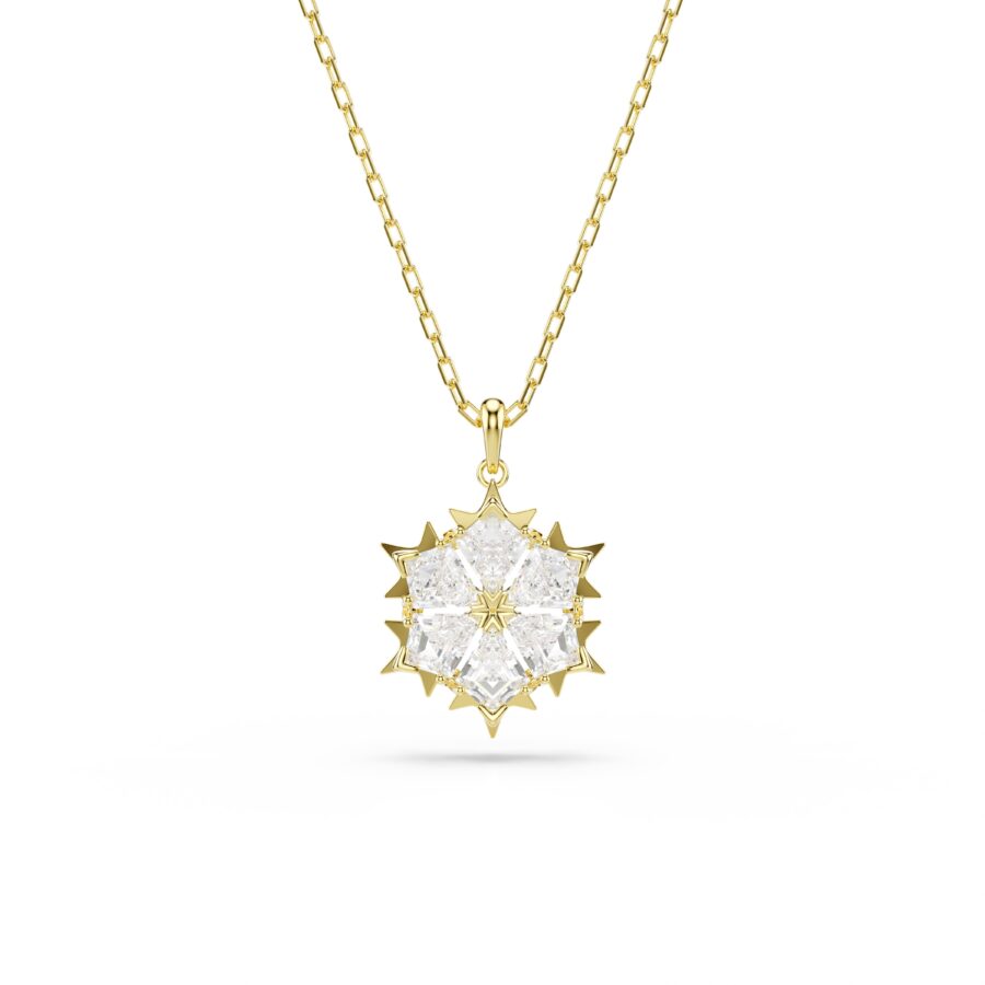 Swarovski Magic set, Set (2), Mix rez, Pahulja, Bijela, 18K zlatni finish