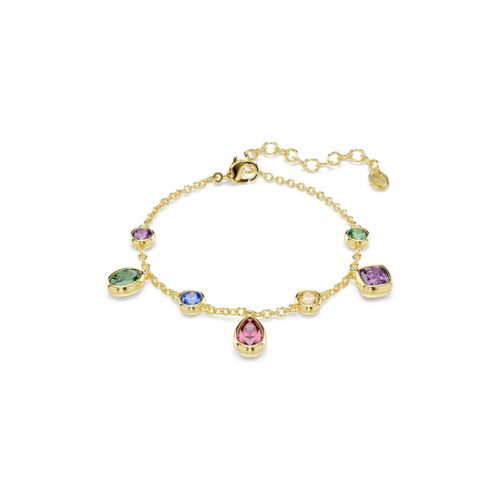Swarovski narukvica Imber, Mix rez, Vi&scaron;ebojna, 18K zlatni ton