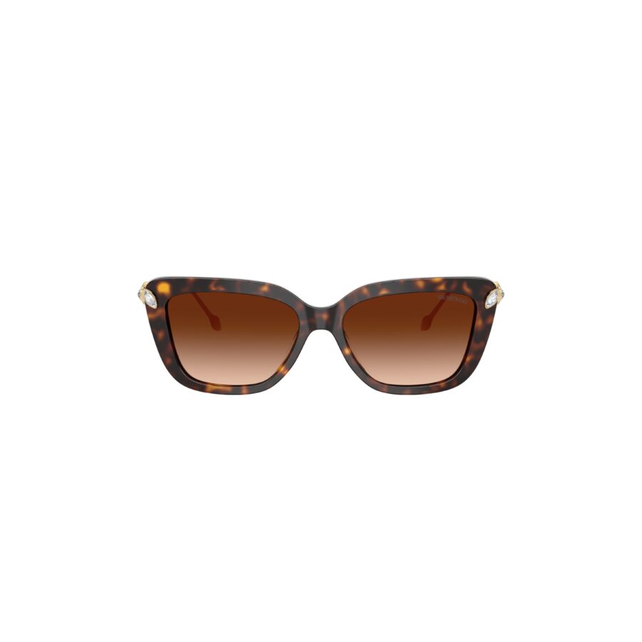 Swarovski Suncane naocale, Cat-eye oblik, SK6065, Havana
