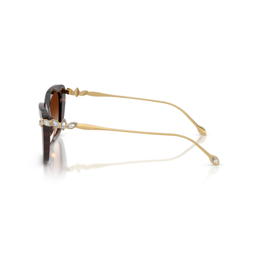 Swarovski Suncane naocale, Cat-eye oblik, SK6065, Havana