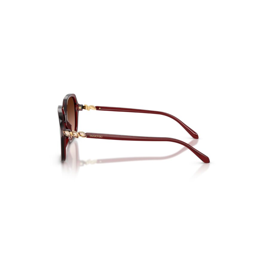 Swarovski Suncane naocale, Kvadratni oblik, SK6067, Burgundy