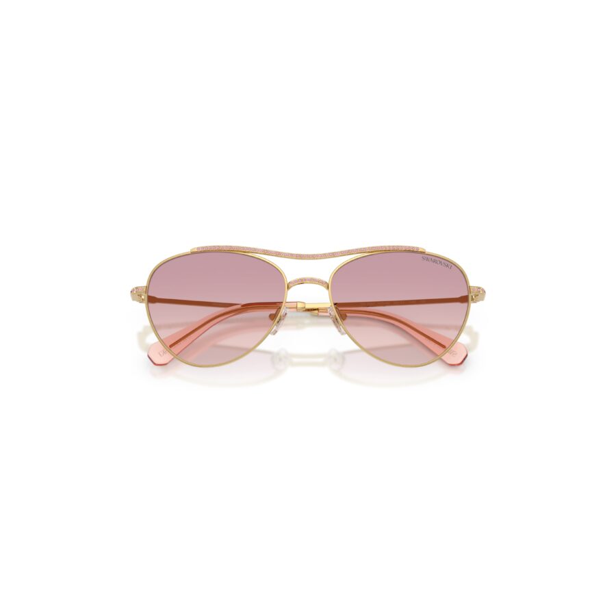 Swarovski Suncane naocale, Pilot oblik, SK7047, Roza