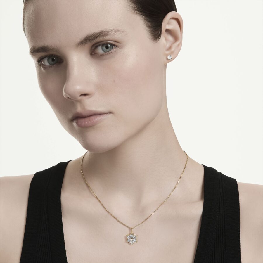 Swarovski Magic set, Set (2), Mix rez, Pahulja, Bijela, 18K zlatni finish